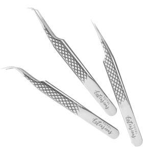 Pinces professionnelles pour extensions de cils