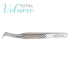 Total Volume - Pinces 90° à prise précise pour pose d'extensions de cils volume